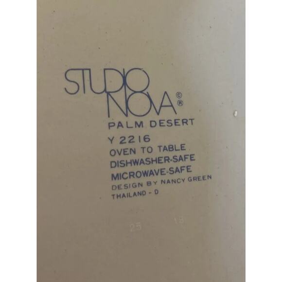 Studio Nova Palm Desert Cake Plate & Server 12.5” Y2216 Southwestern Geometric - Picture 6 of 9